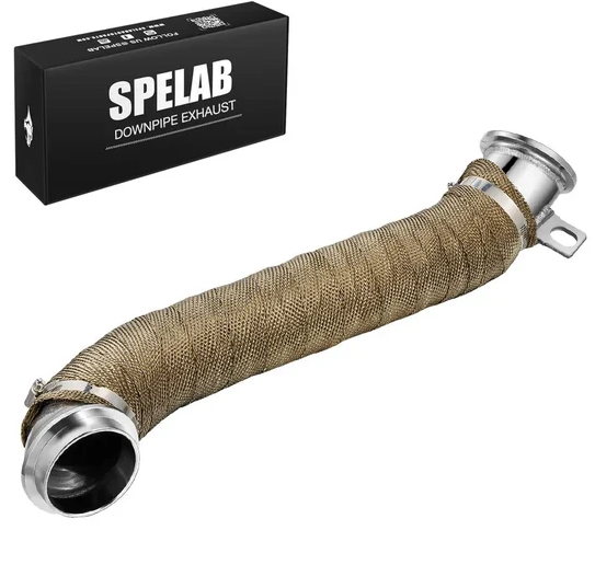SPELAB 3'' Downpipe Exhaust For 2004.5-2010 LLY LBZ LMM 6.6L Duramax Diesel