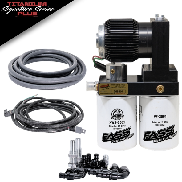 FASS Diesel Fuel Systems FASS Titanium Signature Series PLUS 100G Fuel System for Dodge/RAM 1998.5-2004 Cummins 5.9L PN# TSPD08100G