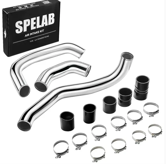 Intercooler Pipe Kit For 2008-2010 6.4 Powerstroke Diesel Ford F250 F350 F450 F550