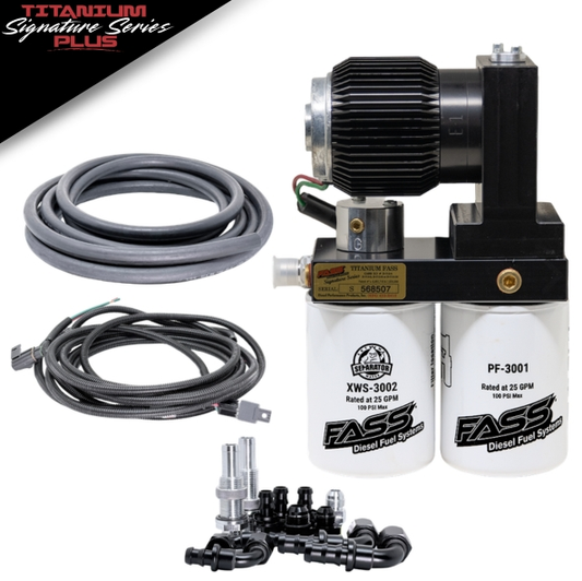 FASS Diesel Fuel Systems FASS Titanium Signature Series PLUS 100G Fuel System for GMC/Chevrolet 2001–2010 Duramax 6.6L PN# TSPC10100G
