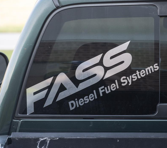 FASS Diesel Fuel Systems FASS Large Chrome Decal