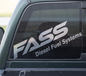 FASS Diesel Fuel Systems FASS Large Chrome Decal