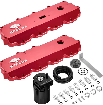 Billet Aluminum Valve Cover for 2004.5-2007 Ford F250 F350 F450 F550 6.0L Powerstroke