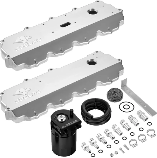 Billet Aluminum Valve Cover for 2004.5-2007 Ford F250 F350 F450 F550 6.0L Powerstroke