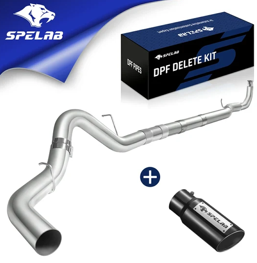 2011-2015 LML 6.6 Duramax DPF Delete Race Pipe Exhaust Chevy GMC 2500HD 3500HD